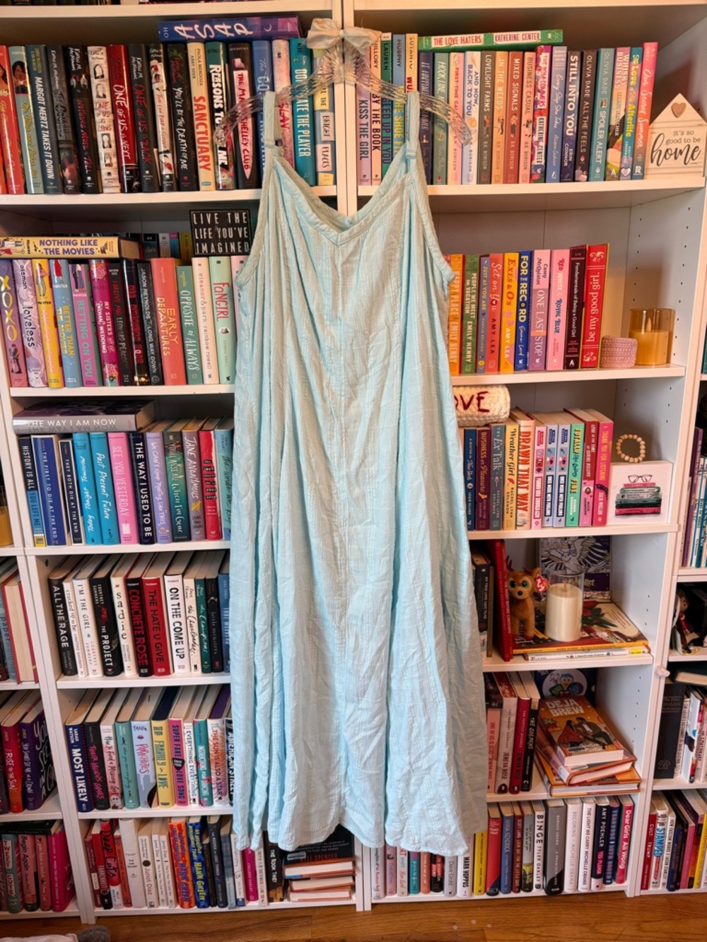Torrid Light Blue Trapeze Maxi Dress - Size 4 - Picture 3 of 6